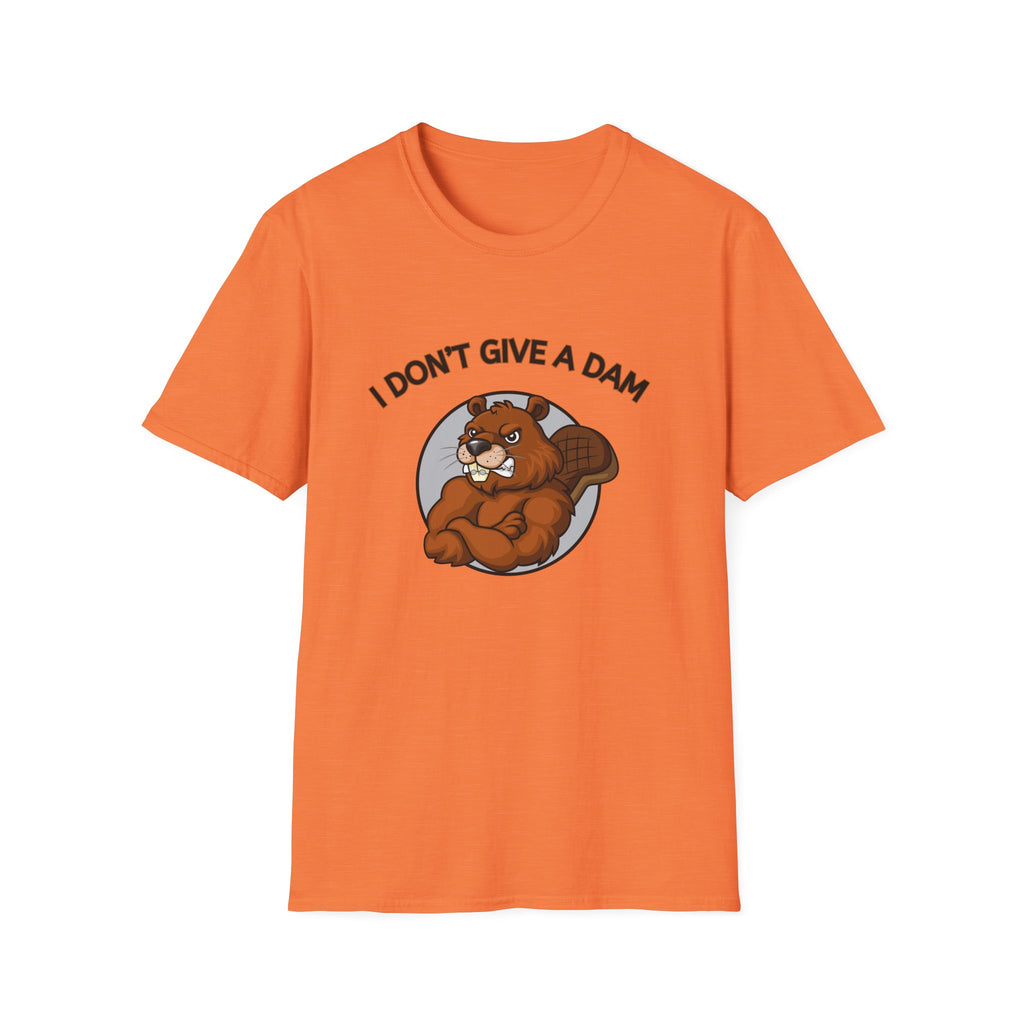 I Don’t Give a Dam Beaver T-Shirt | Funny Nature Tee