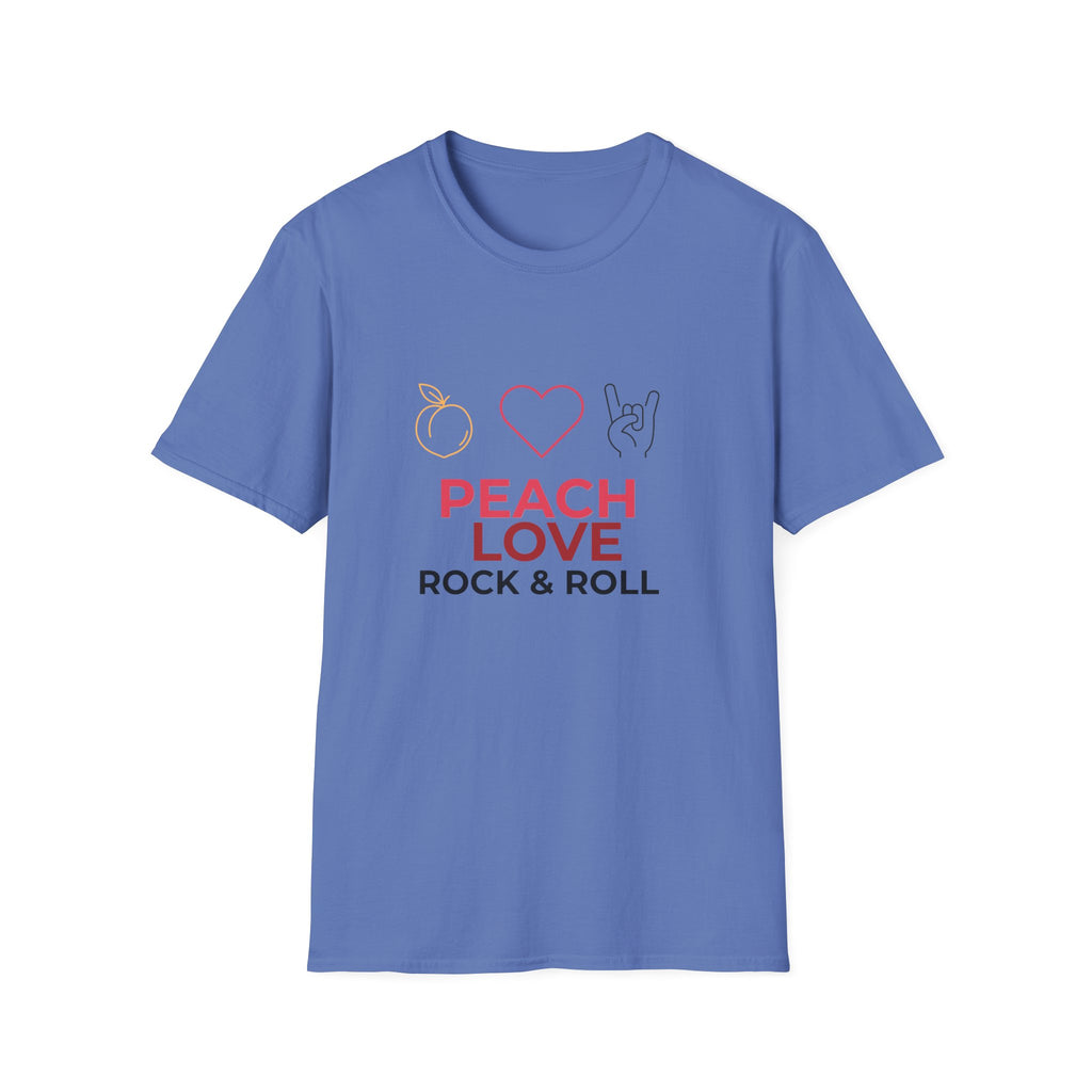 Peach Love Rock & Roll T-Shirt | Comfort Colors