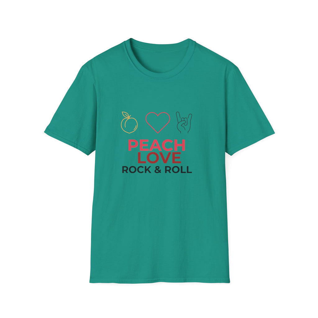 Peach Love Rock & Roll T-Shirt | Comfort Colors