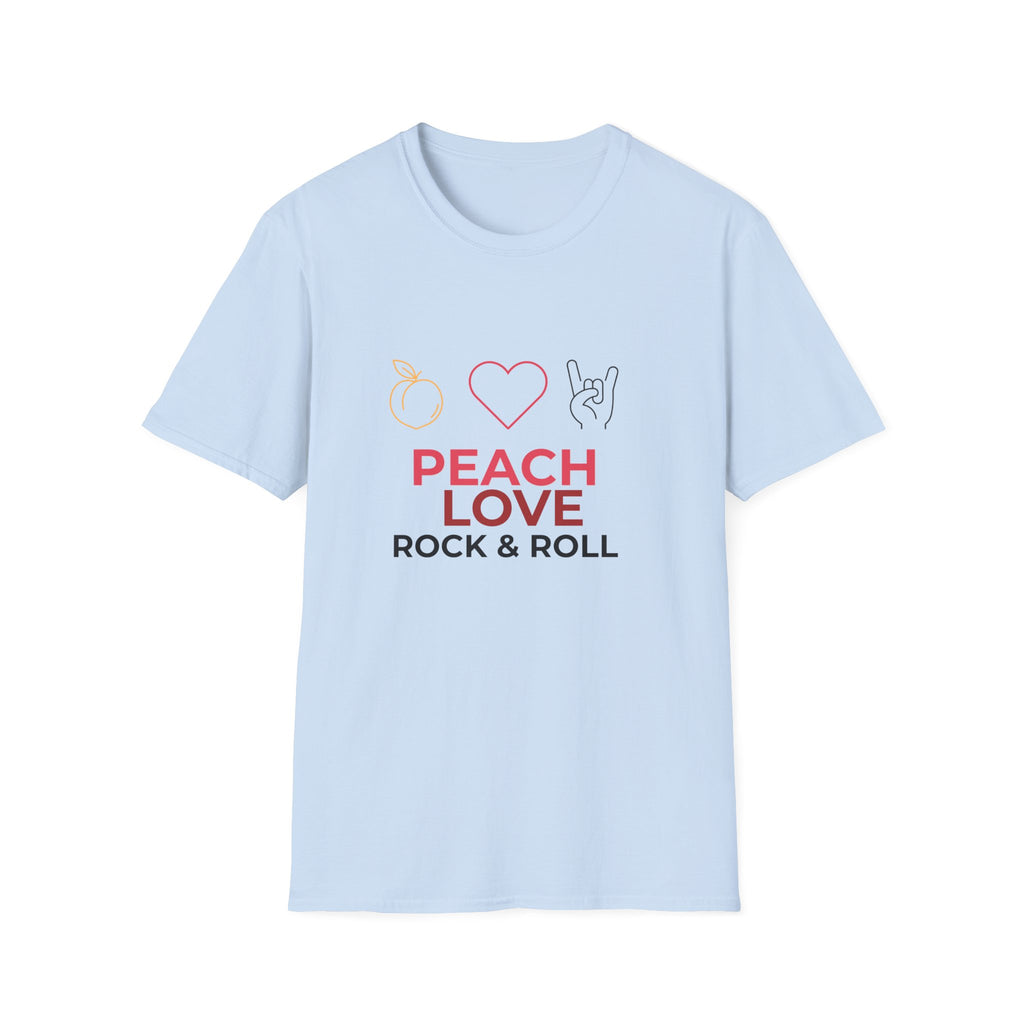 Peach Love Rock & Roll T-Shirt | Comfort Colors