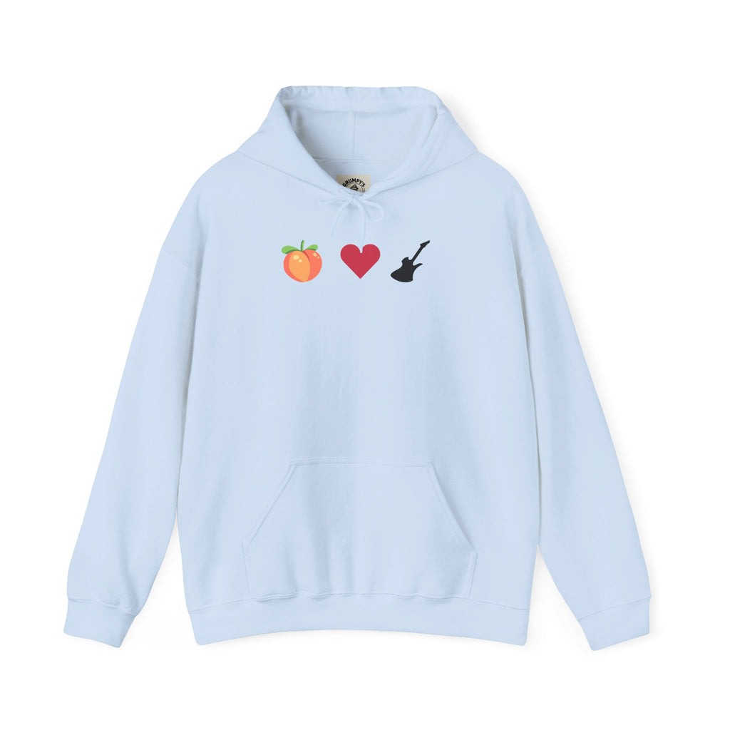 Peach Love Rock & Roll Two-Sided Hoodie | Original Logo