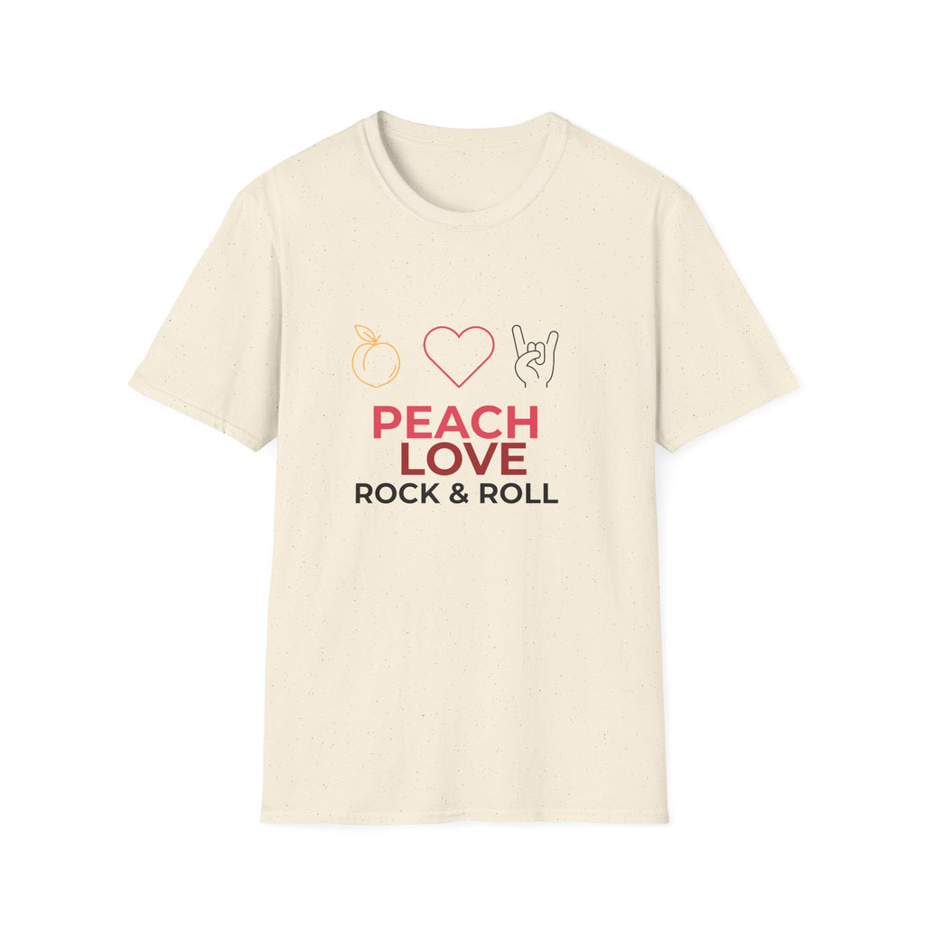 Peach Love Rock & Roll T-Shirt | Comfort Colors