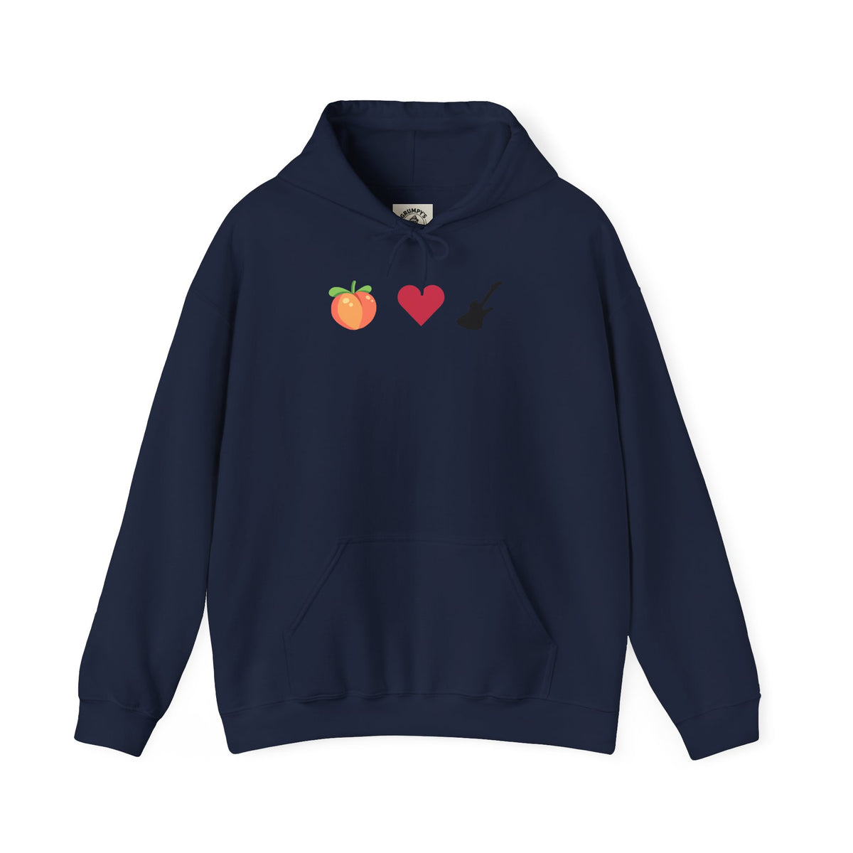 Peach Love Rock & Roll Two-Sided Hoodie | Original Logo