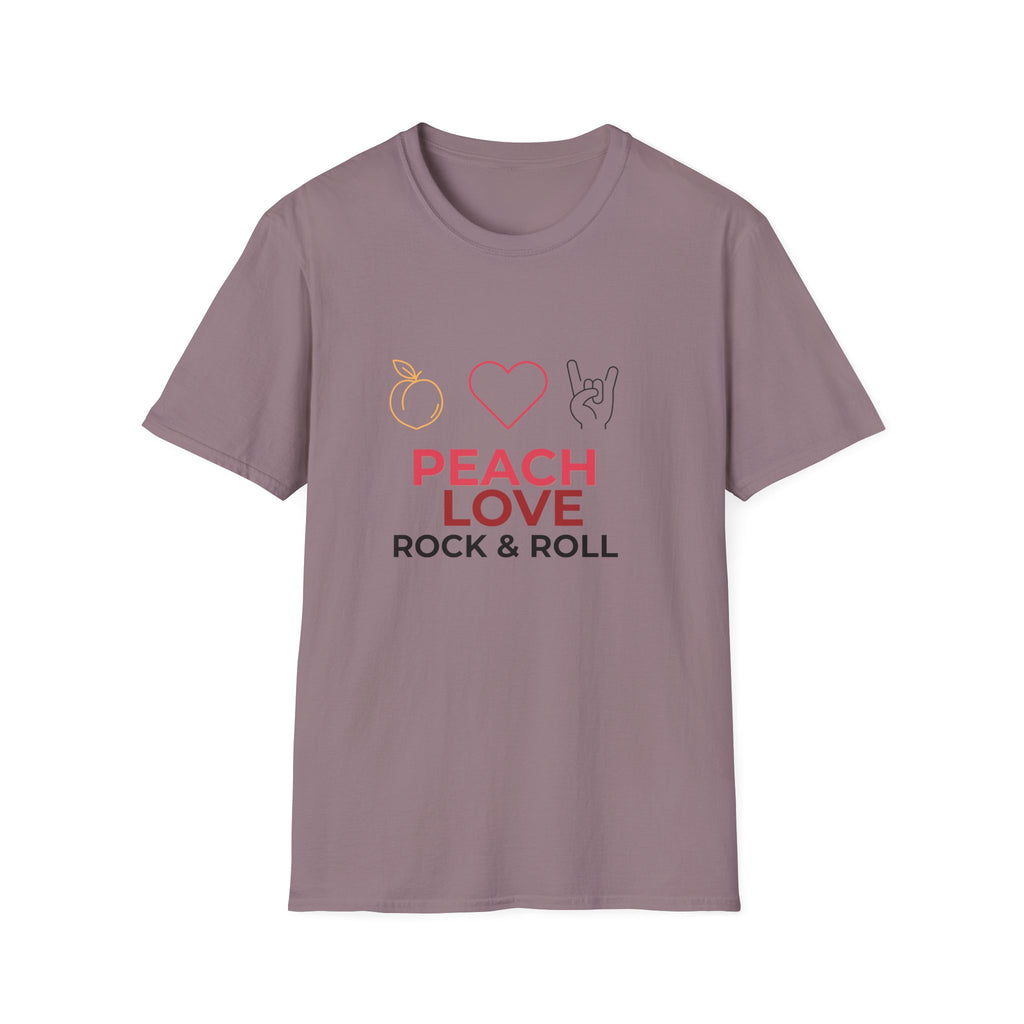 Peach Love Rock & Roll T-Shirt | Comfort Colors
