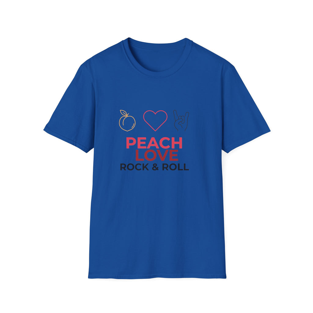 Peach Love Rock & Roll T-Shirt | Comfort Colors