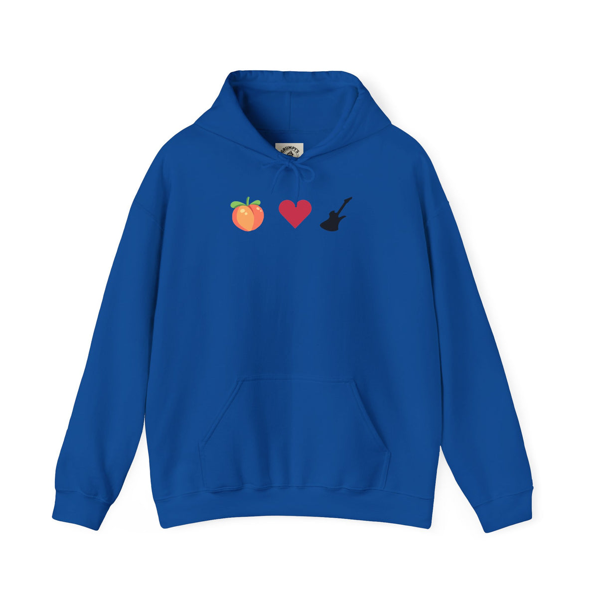 Peach Love Rock & Roll Two-Sided Hoodie | Original Logo