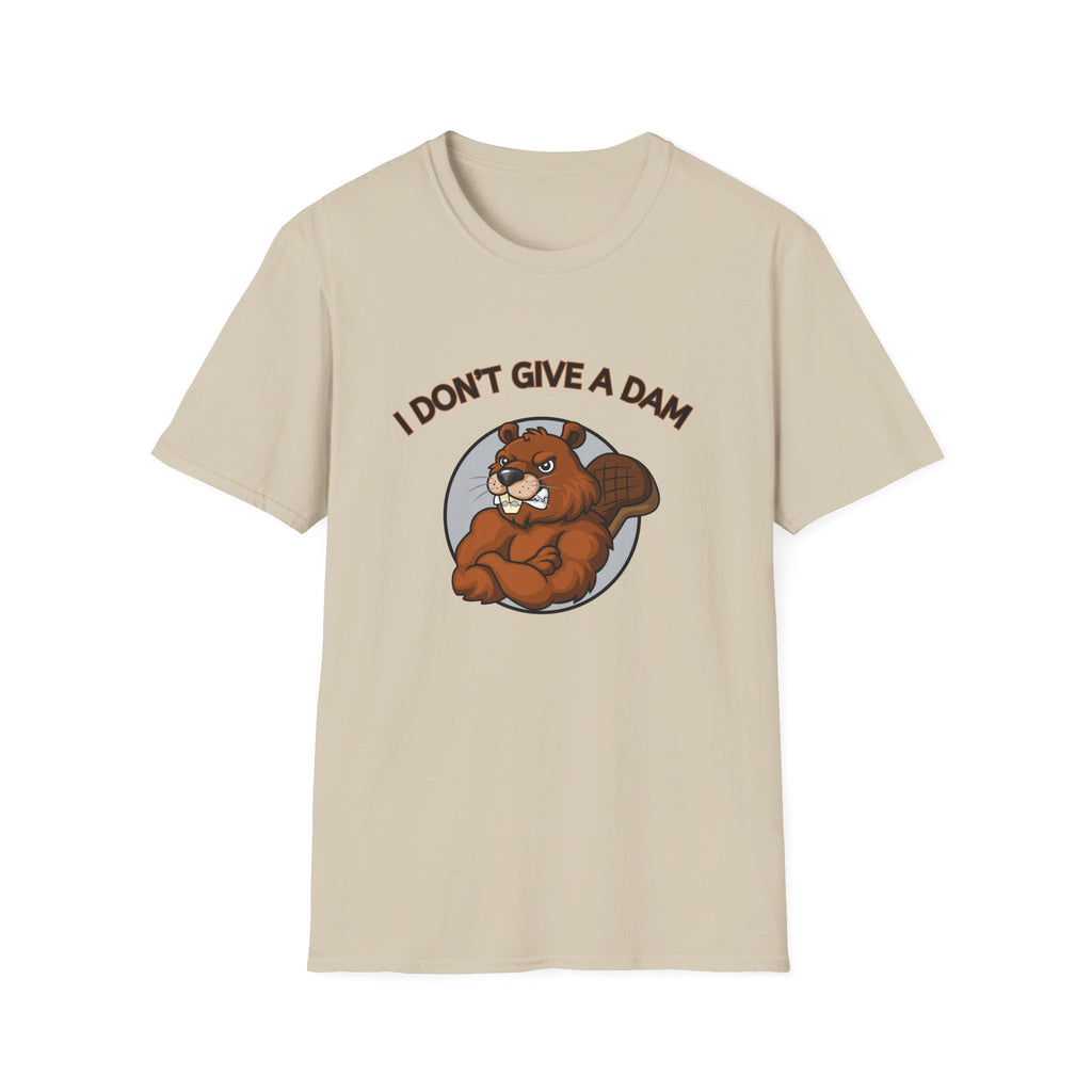 I Don’t Give a Dam Beaver T-Shirt | Funny Nature Tee