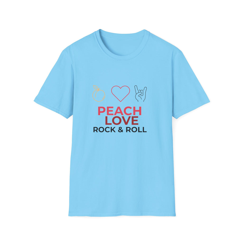 Peach Love Rock & Roll T-Shirt | Comfort Colors