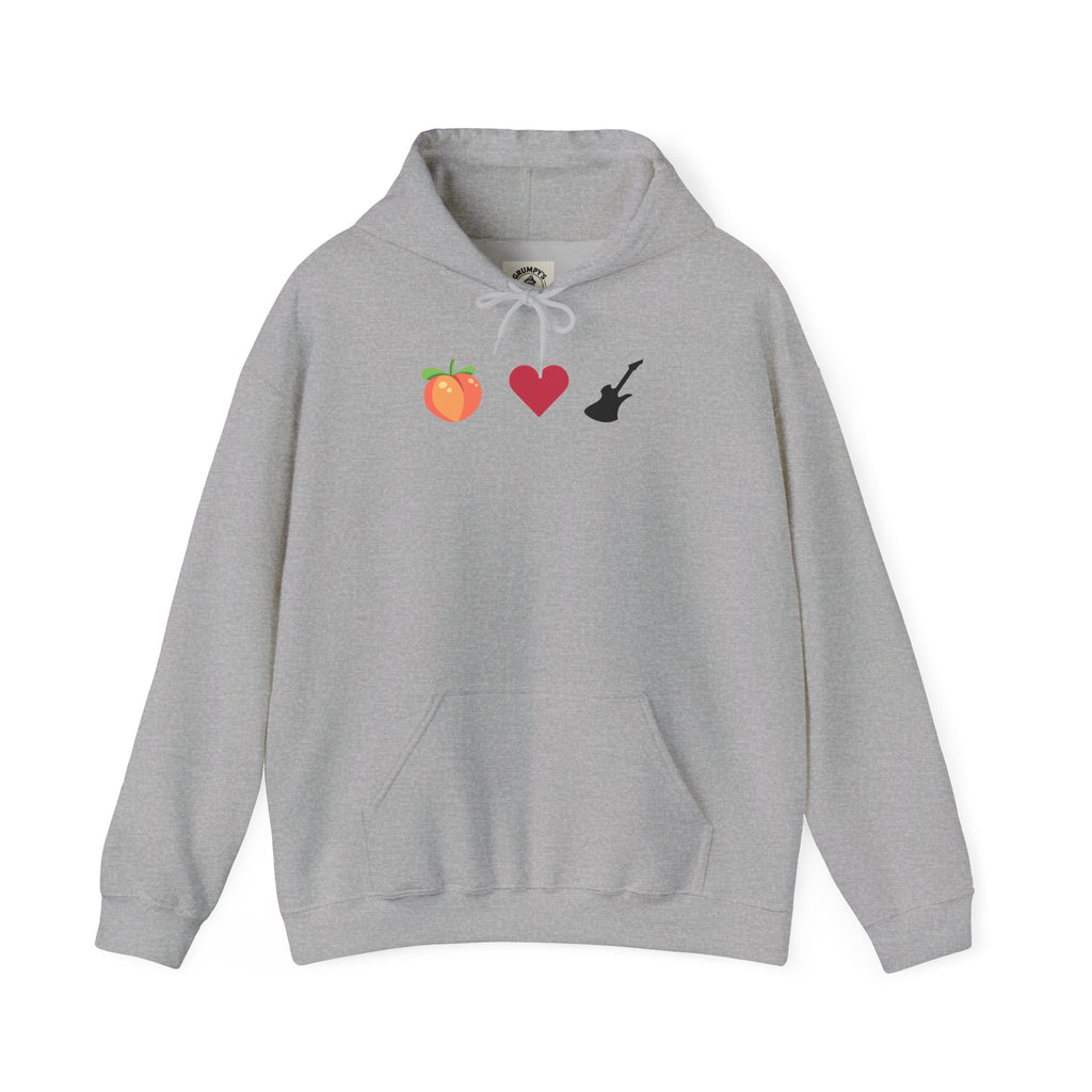 Peach Love Rock & Roll Two-Sided Hoodie | Original Logo