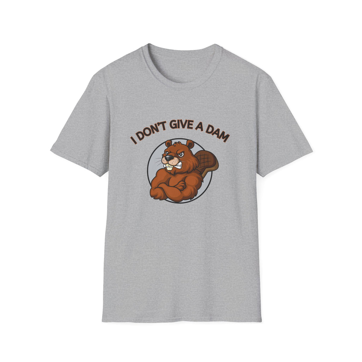 I Don’t Give a Dam Beaver T-Shirt | Funny Nature Tee