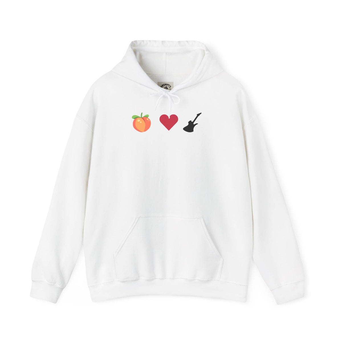 Peach Love Rock & Roll Two-Sided Hoodie | Original Logo
