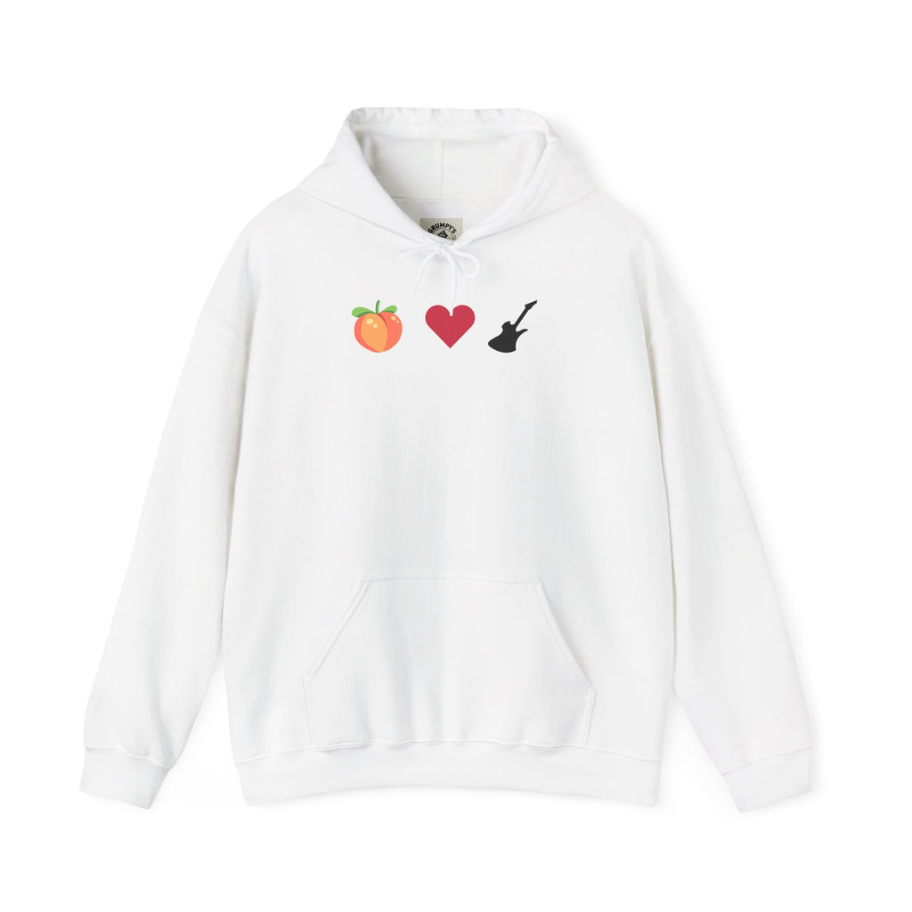 Peach Love Rock & Roll Two-Sided Hoodie | Original Logo