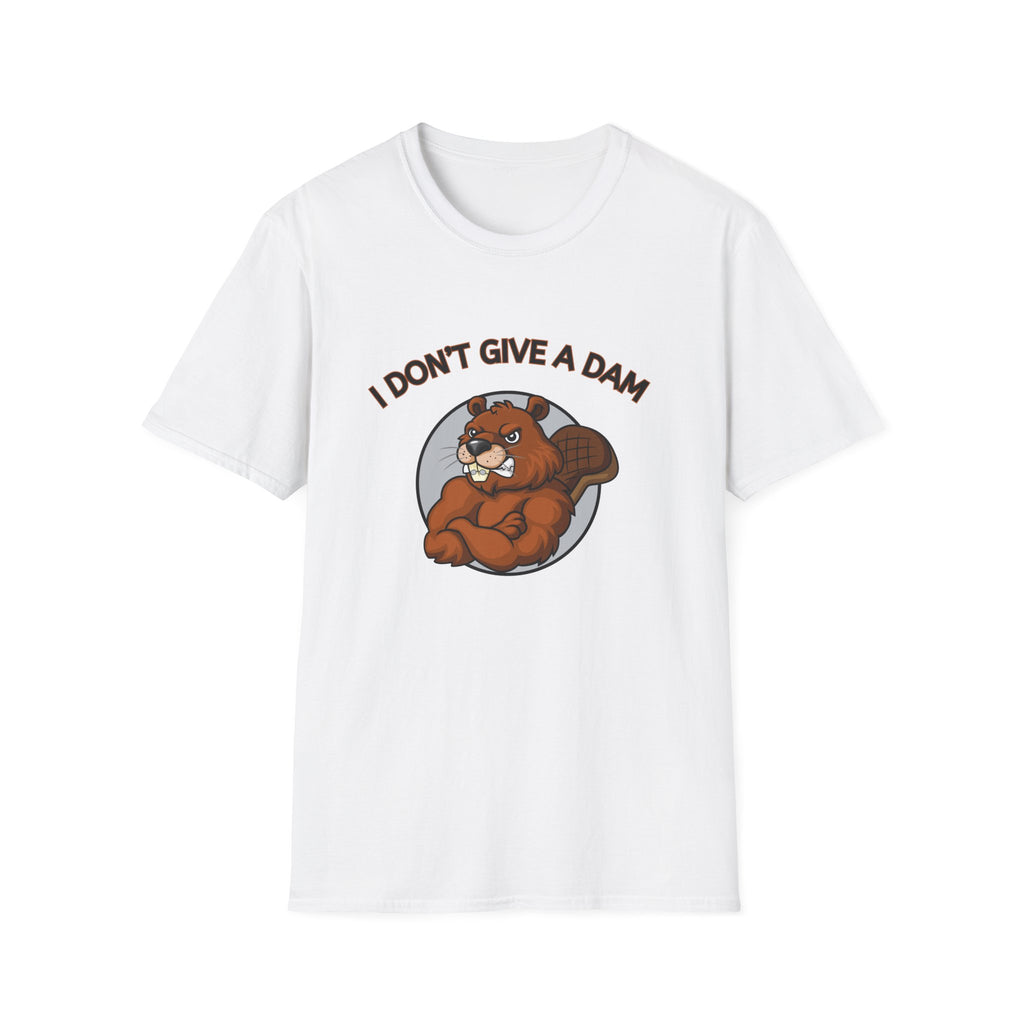 I Don’t Give a Dam Beaver T-Shirt | Funny Nature Tee