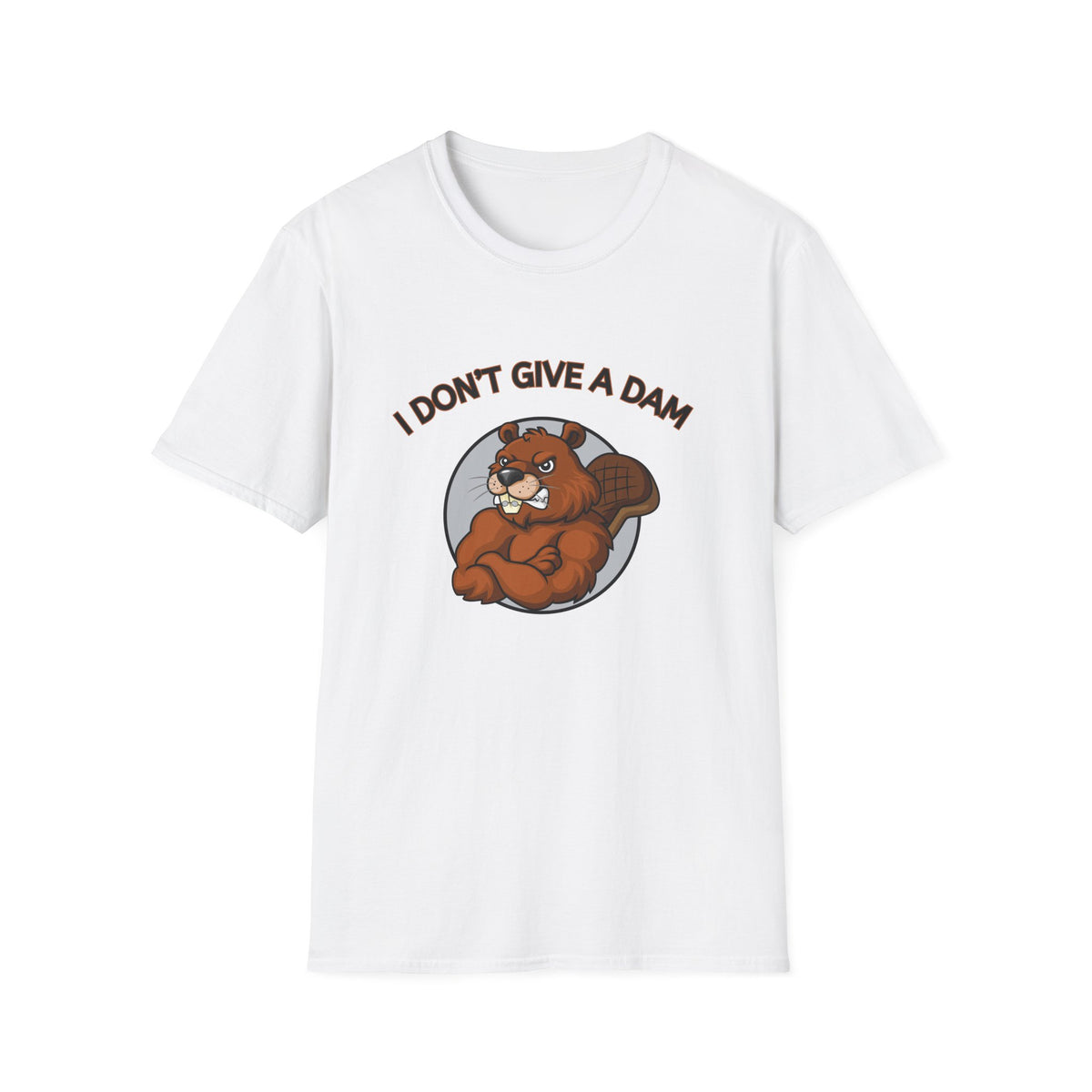 I Don’t Give a Dam Beaver T-Shirt | Funny Nature Tee
