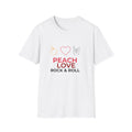 Peach Love Rock & Roll T-Shirt | Comfort Colors