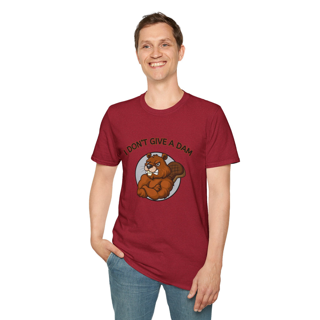 I Don’t Give a Dam Beaver T-Shirt | Funny Nature Tee