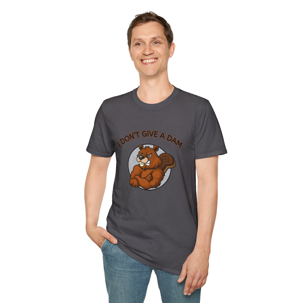 I Don’t Give a Dam Beaver T-Shirt | Funny Nature Tee