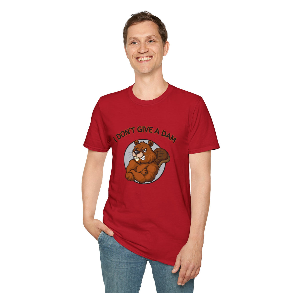 I Don’t Give a Dam Beaver T-Shirt | Funny Nature Tee