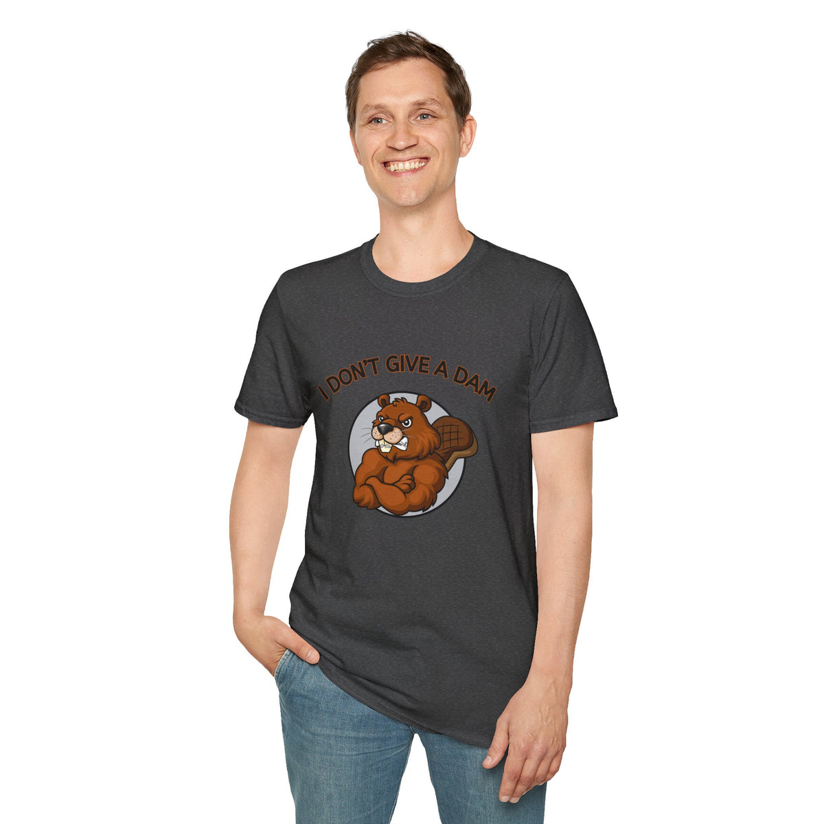 I Don’t Give a Dam Beaver T-Shirt | Funny Nature Tee