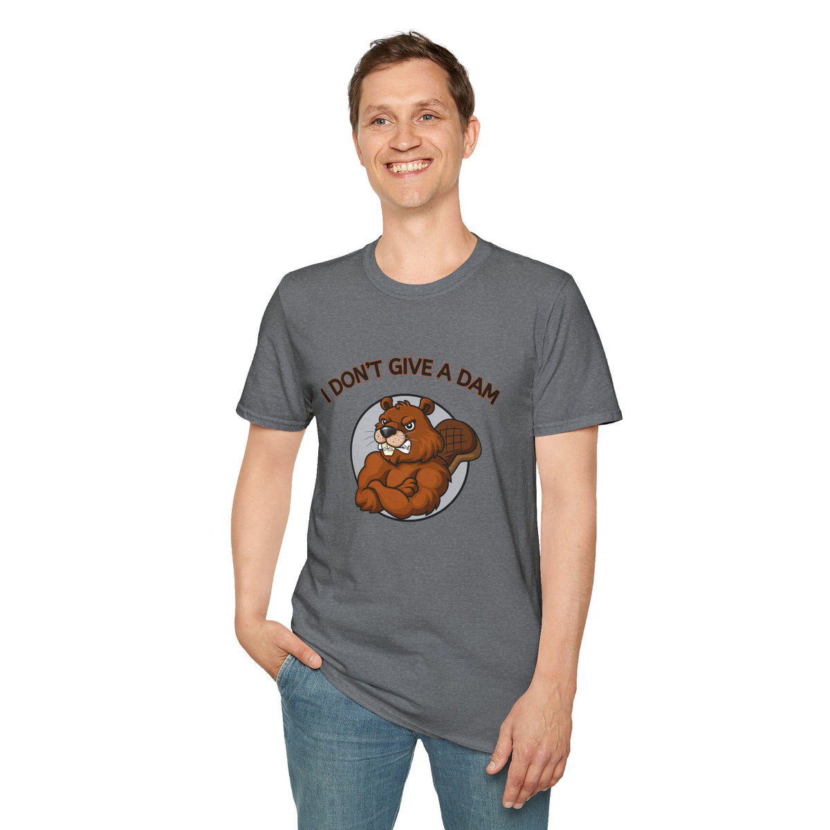I Don’t Give a Dam Beaver T-Shirt | Funny Nature Tee