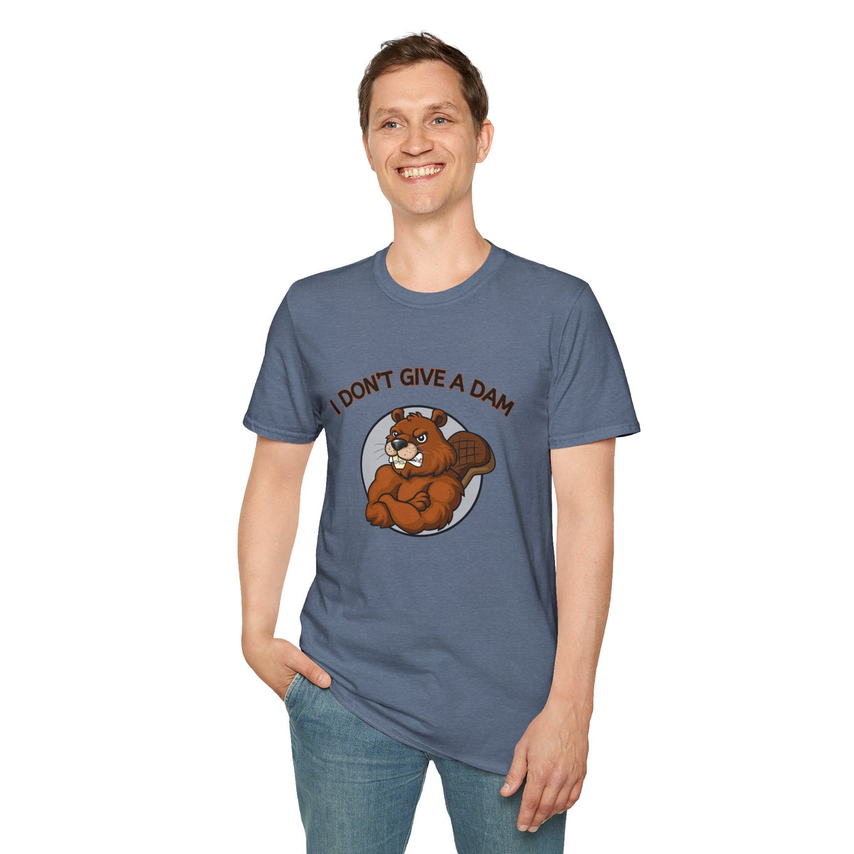I Don’t Give a Dam Beaver T-Shirt | Funny Nature Tee
