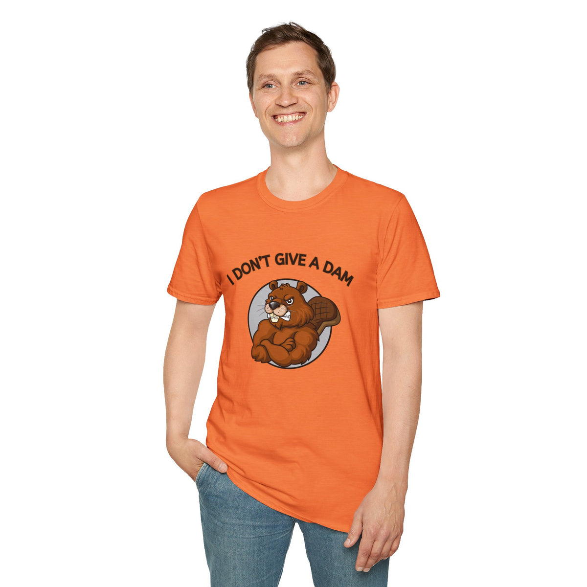 I Don’t Give a Dam Beaver T-Shirt | Funny Nature Tee