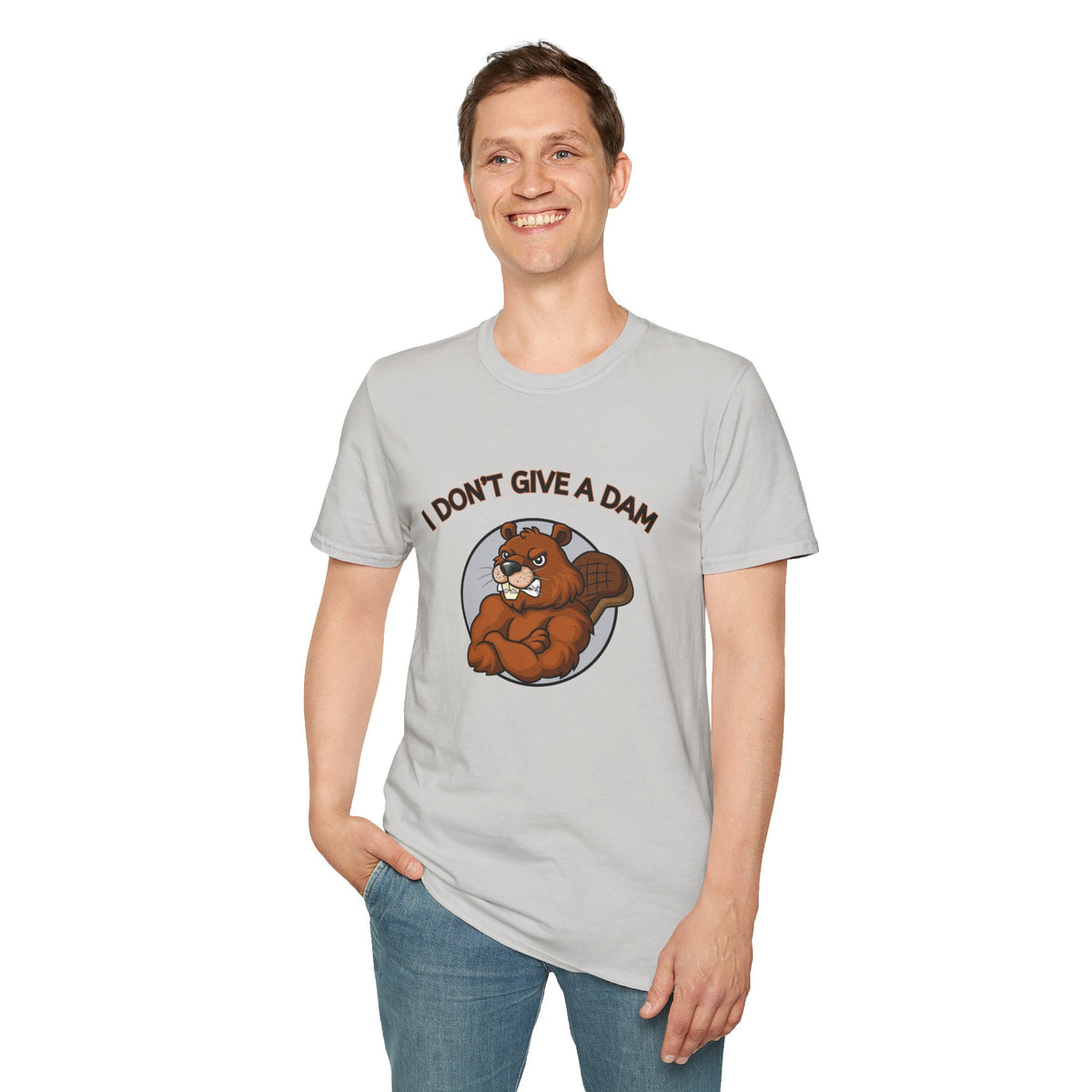 I Don’t Give a Dam Beaver T-Shirt | Funny Nature Tee