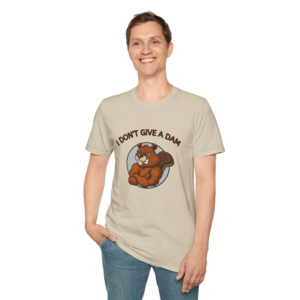 I Don’t Give a Dam Beaver T-Shirt | Funny Nature Tee