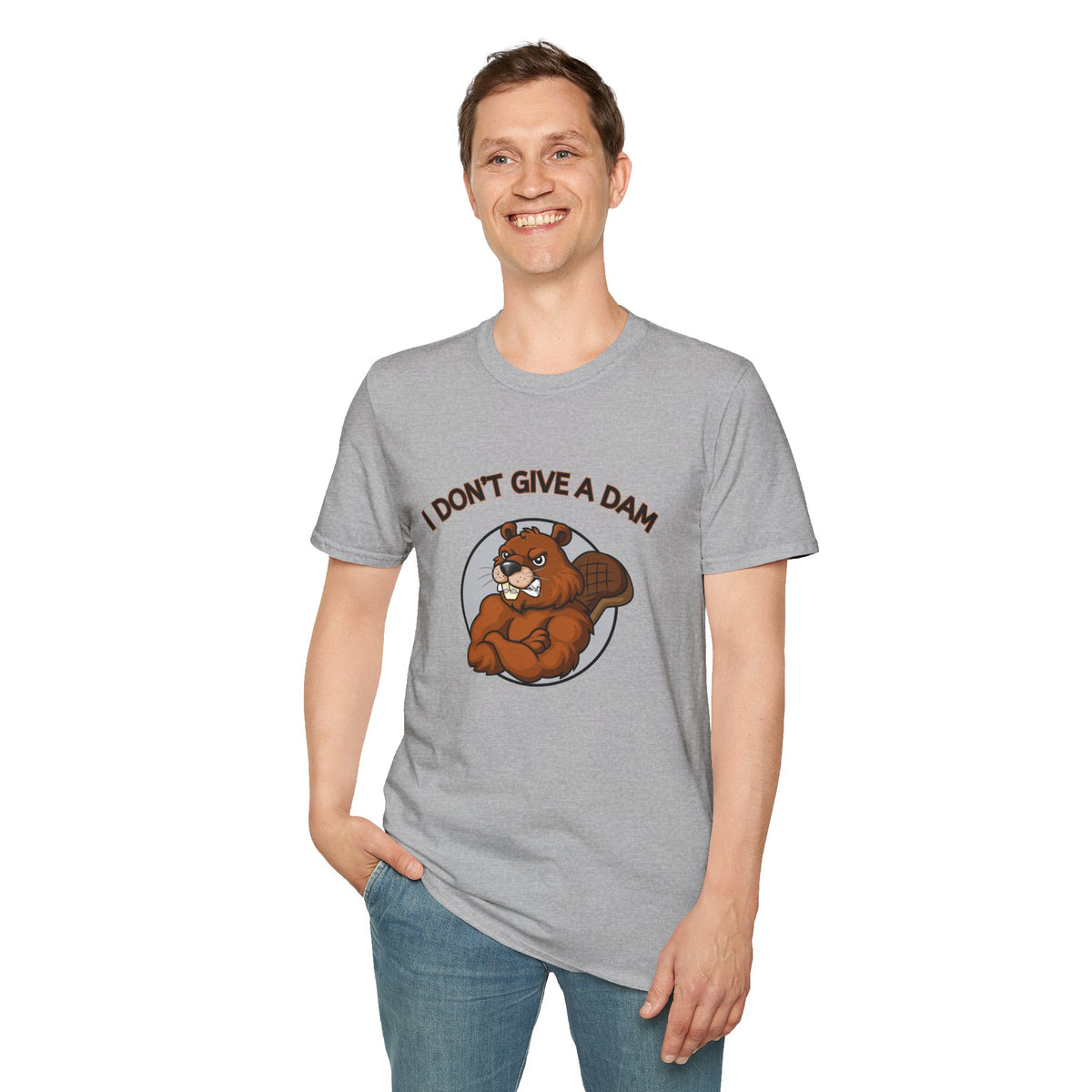 I Don’t Give a Dam Beaver T-Shirt | Funny Nature Tee
