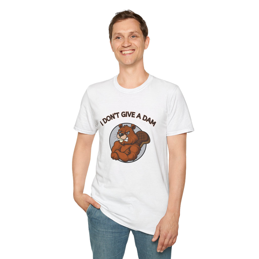 I Don’t Give a Dam Beaver T-Shirt | Funny Nature Tee
