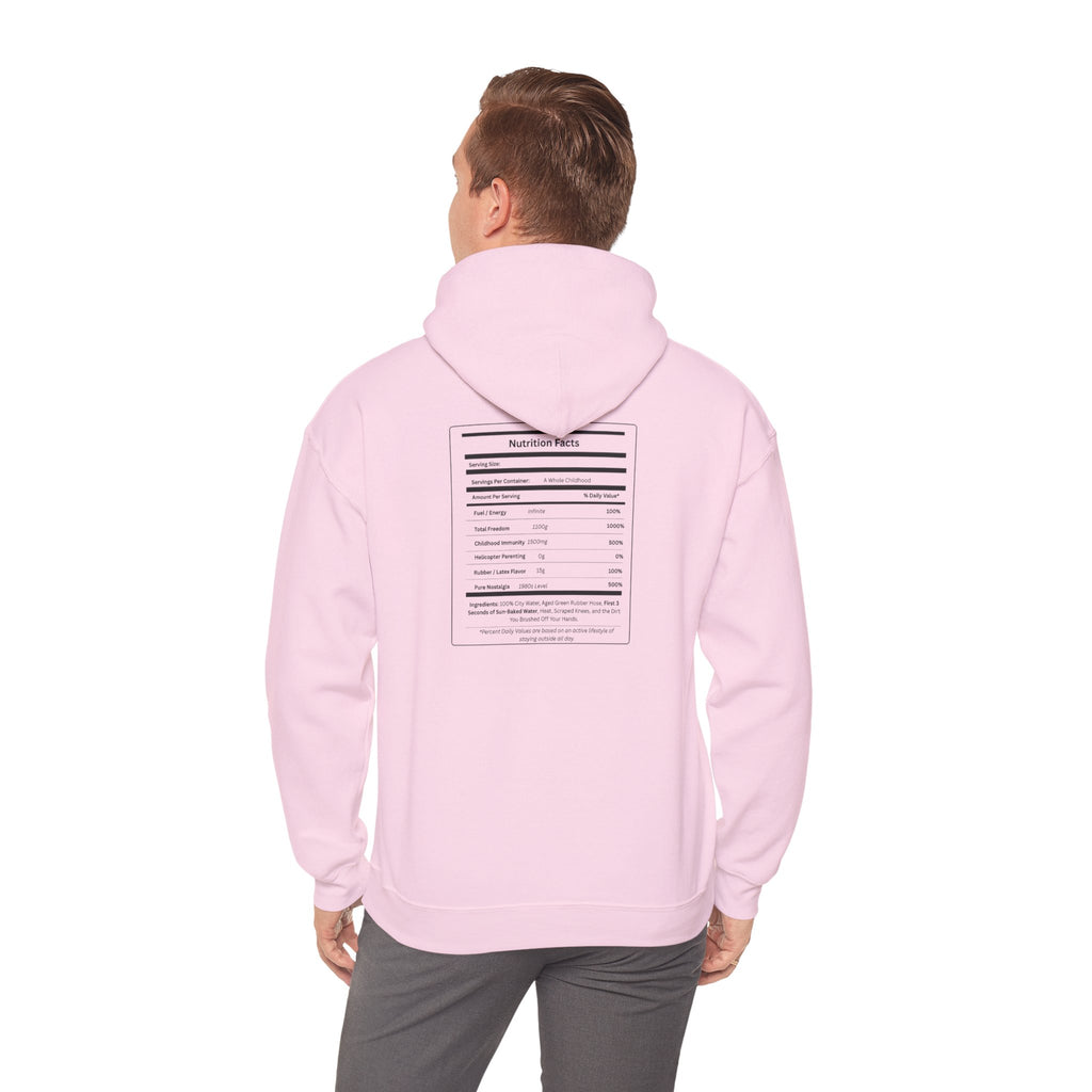Gen X Raised on Hose Water Hoodie | Retro Childhood Nostalgia