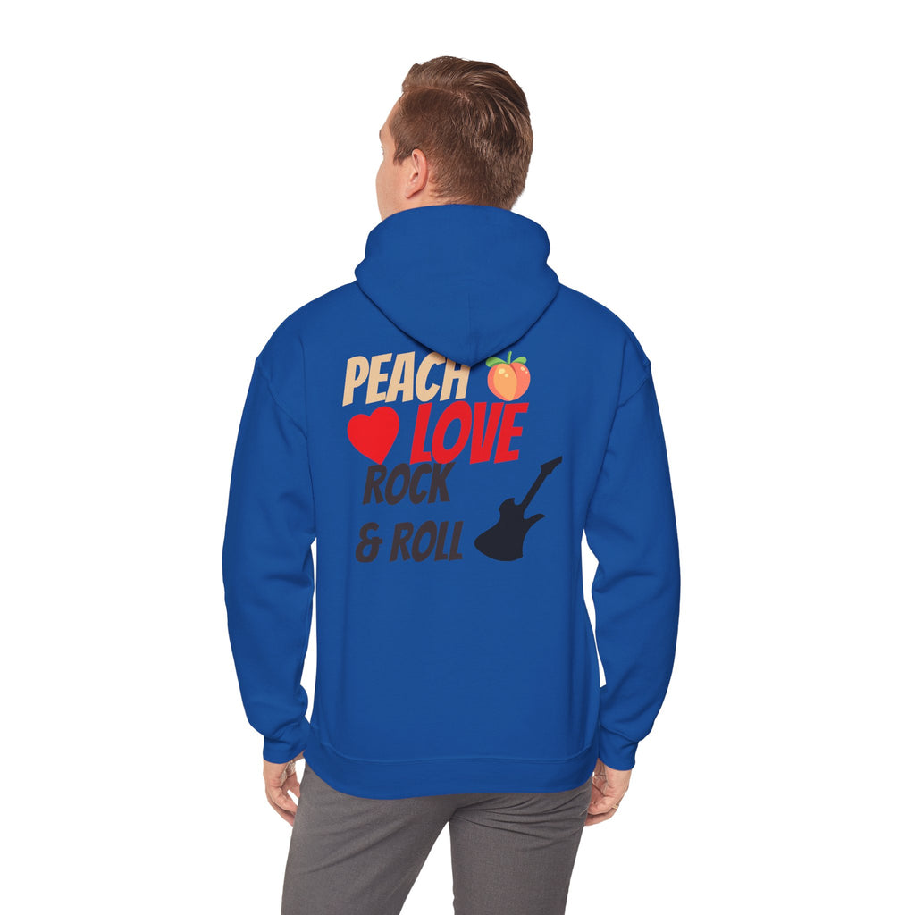 Peach Love Rock & Roll Two-Sided Hoodie | Original Logo