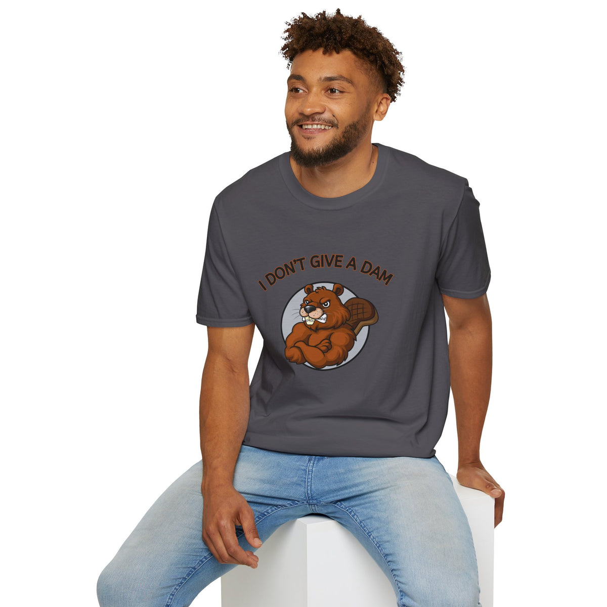 I Don’t Give a Dam Beaver T-Shirt | Funny Nature Tee