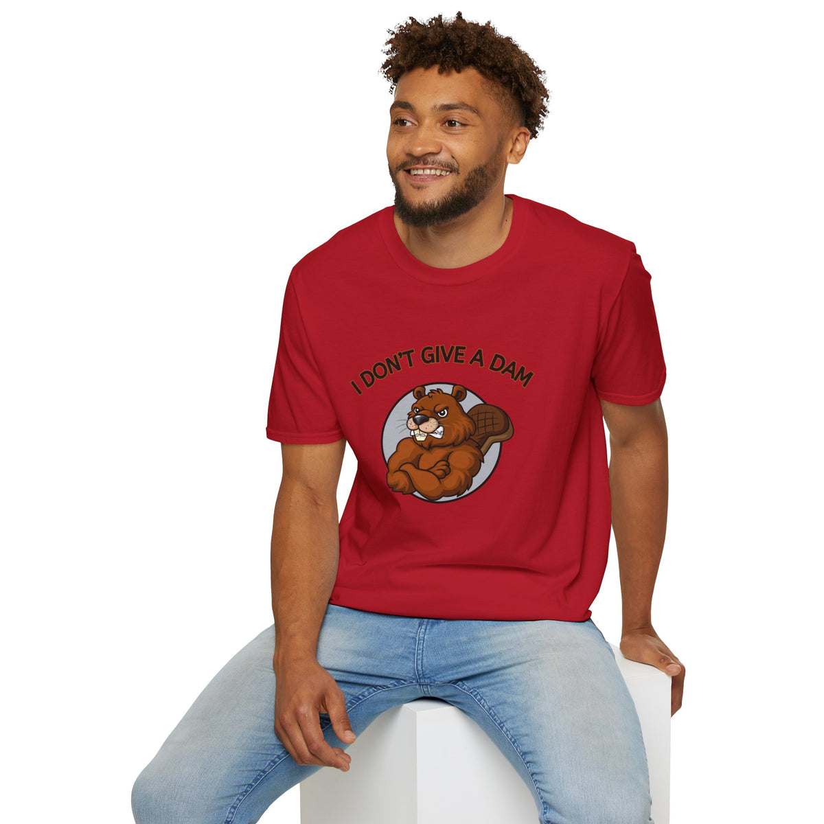 I Don’t Give a Dam Beaver T-Shirt | Funny Nature Tee
