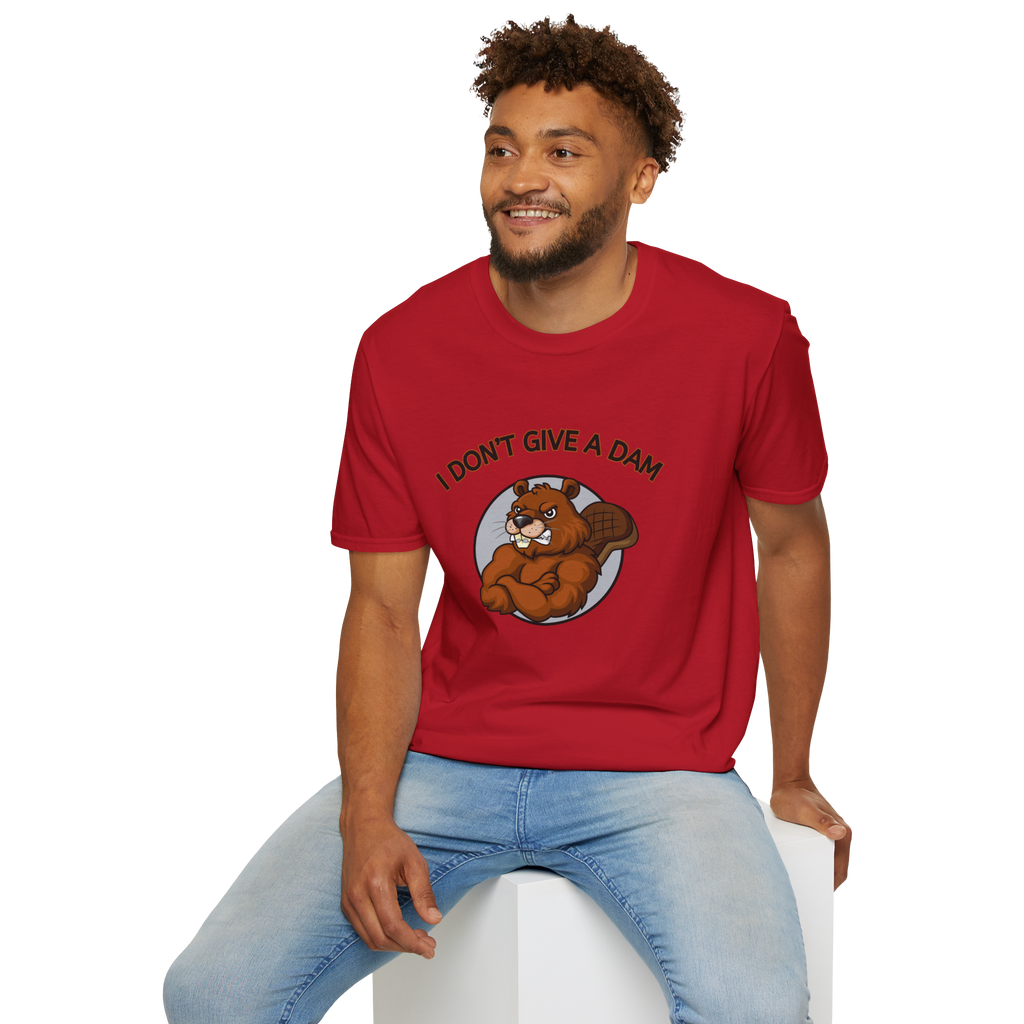 I Don’t Give a Dam Beaver T-Shirt | Funny Nature Tee