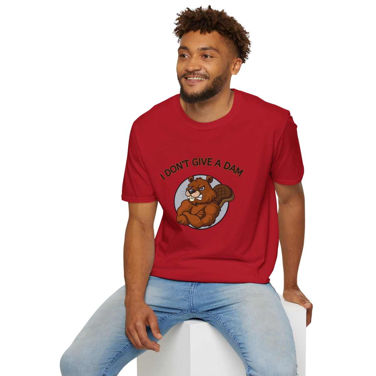 I Don’t Give a Dam Beaver T-Shirt | Funny Nature Tee