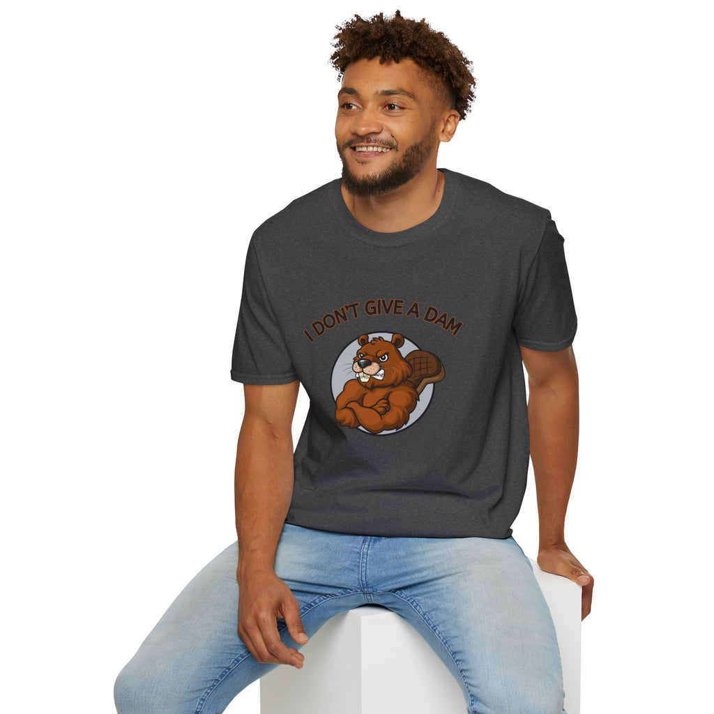 I Don’t Give a Dam Beaver T-Shirt | Funny Nature Tee