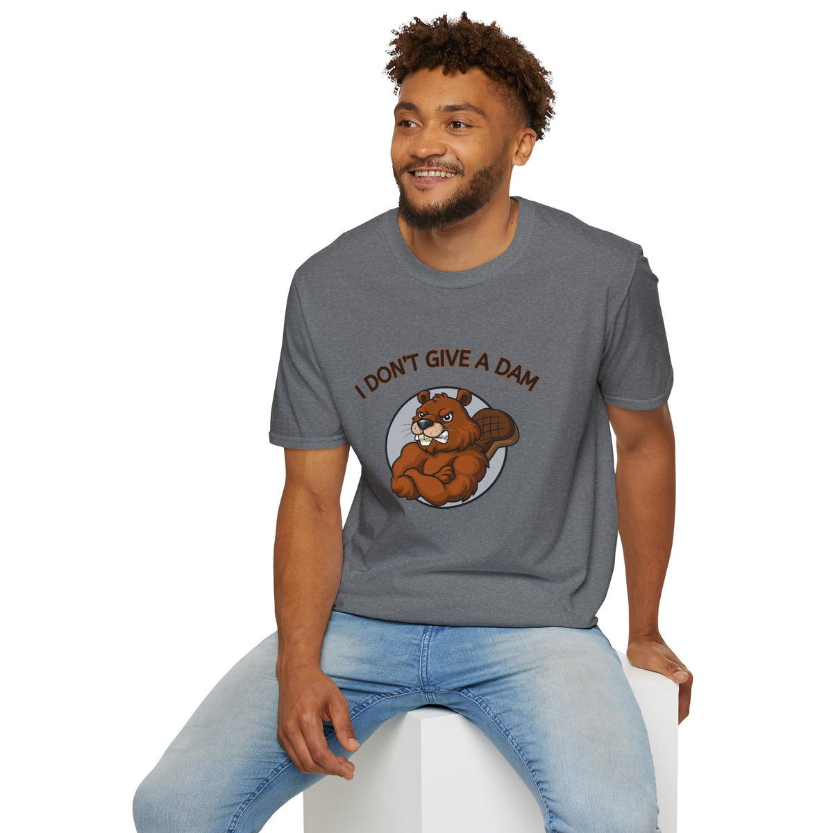 I Don’t Give a Dam Beaver T-Shirt | Funny Nature Tee