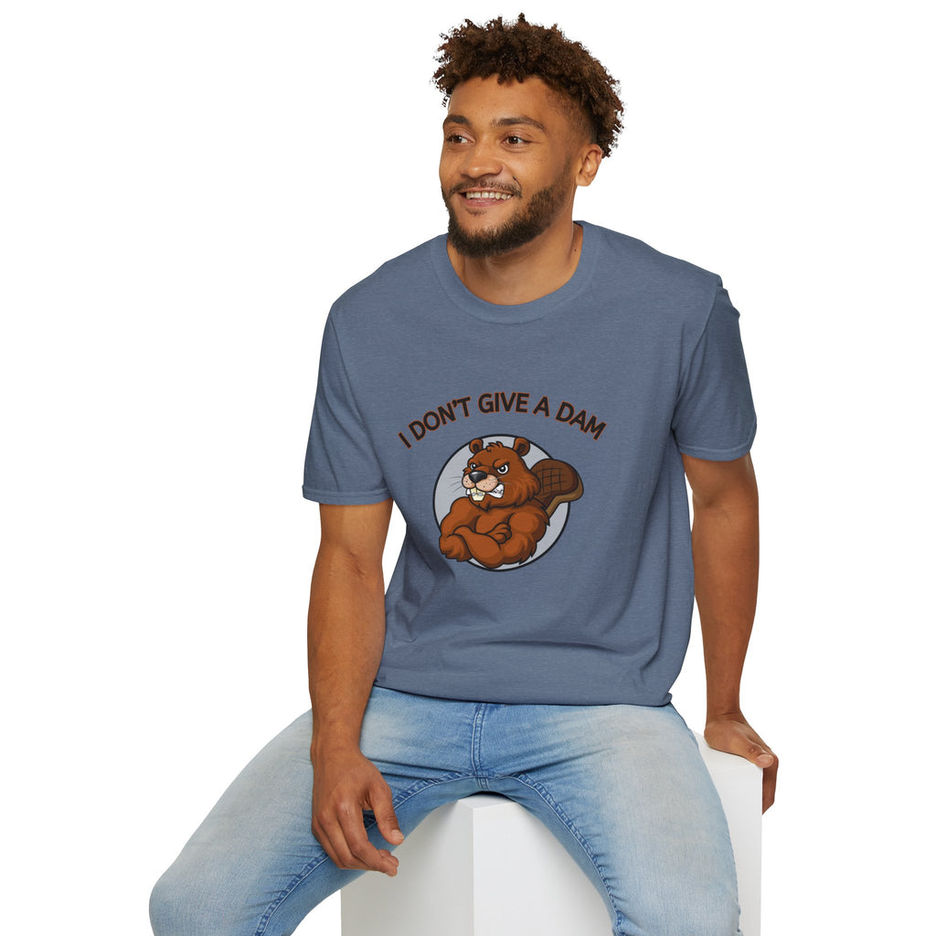 I Don’t Give a Dam Beaver T-Shirt | Funny Nature Tee