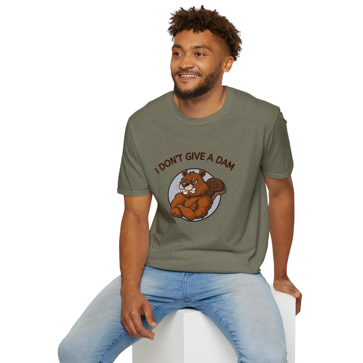 I Don’t Give a Dam Beaver T-Shirt | Funny Nature Tee
