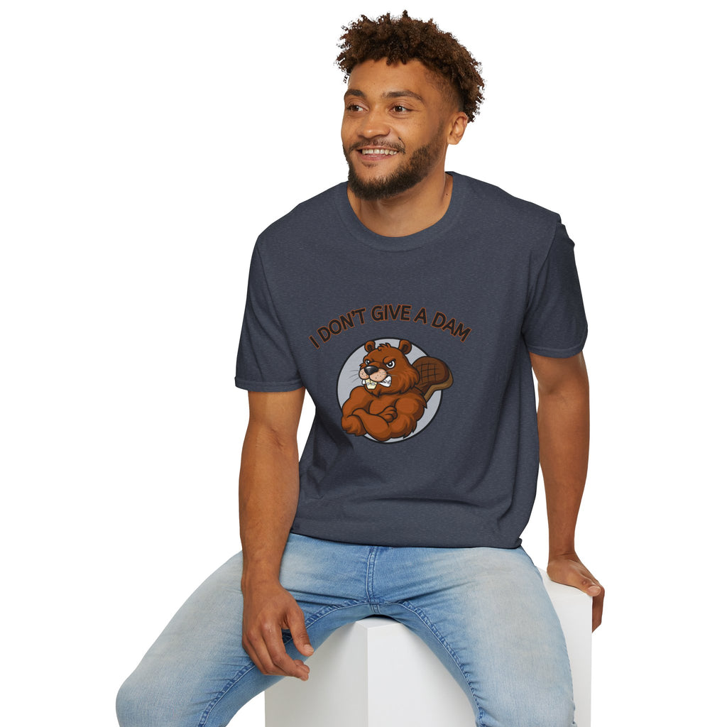 I Don’t Give a Dam Beaver T-Shirt | Funny Nature Tee