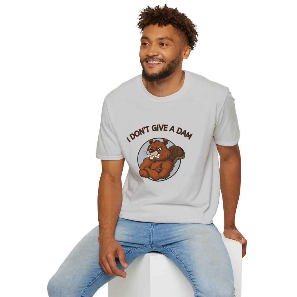 I Don’t Give a Dam Beaver T-Shirt | Funny Nature Tee