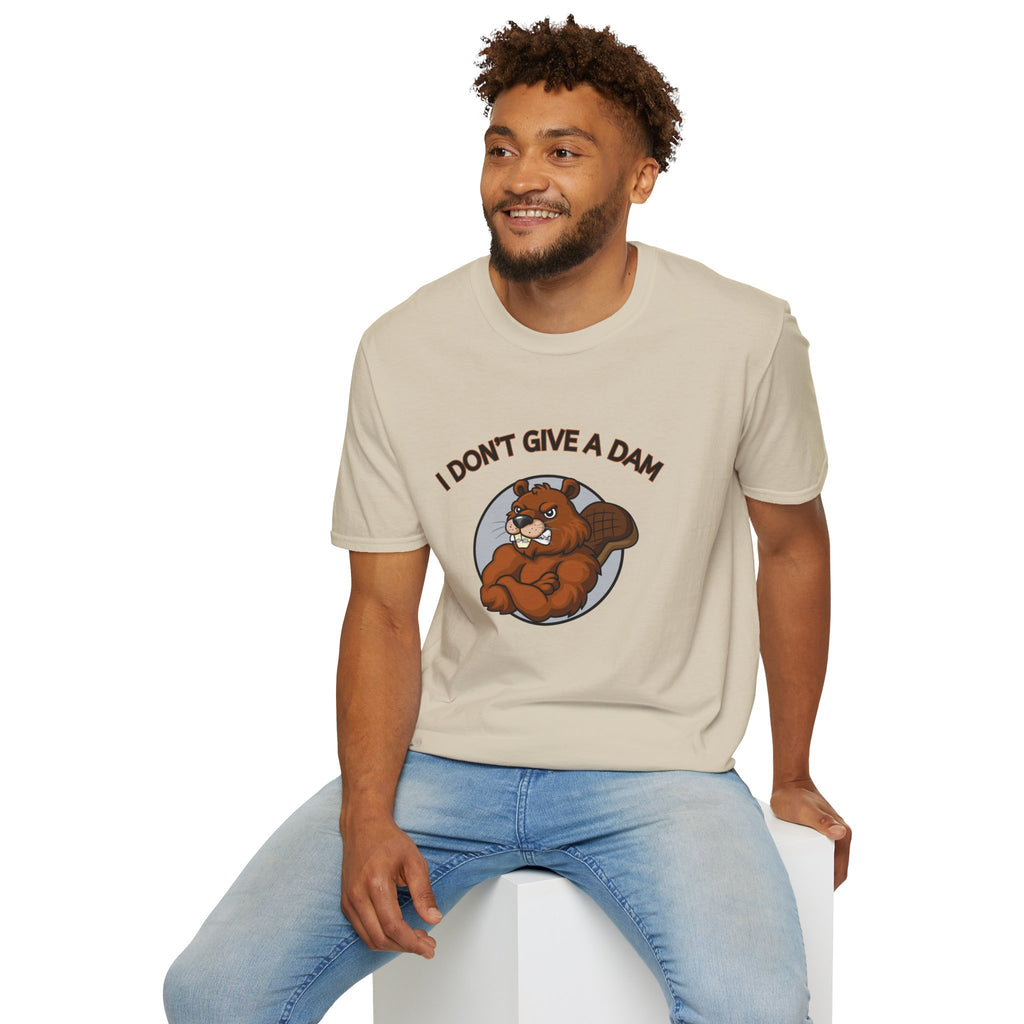 I Don’t Give a Dam Beaver T-Shirt | Funny Nature Tee
