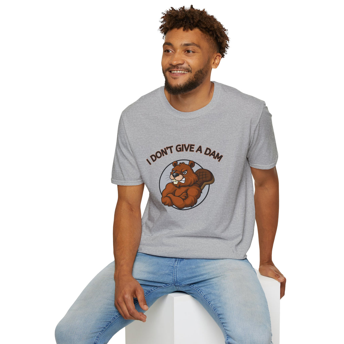 I Don’t Give a Dam Beaver T-Shirt | Funny Nature Tee
