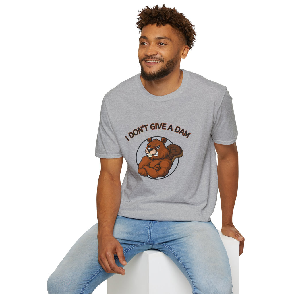 I Don’t Give a Dam Beaver T-Shirt | Funny Nature Tee