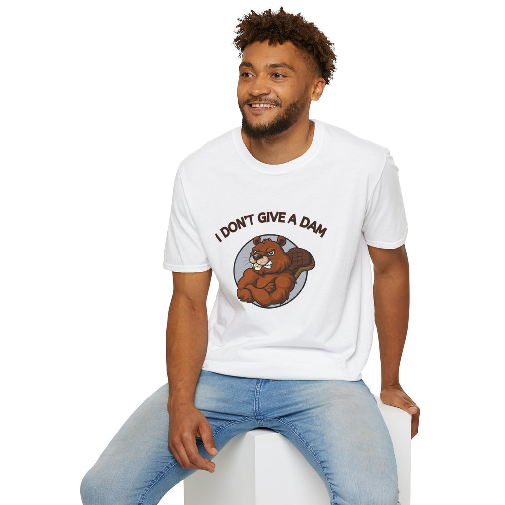I Don’t Give a Dam Beaver T-Shirt | Funny Nature Tee