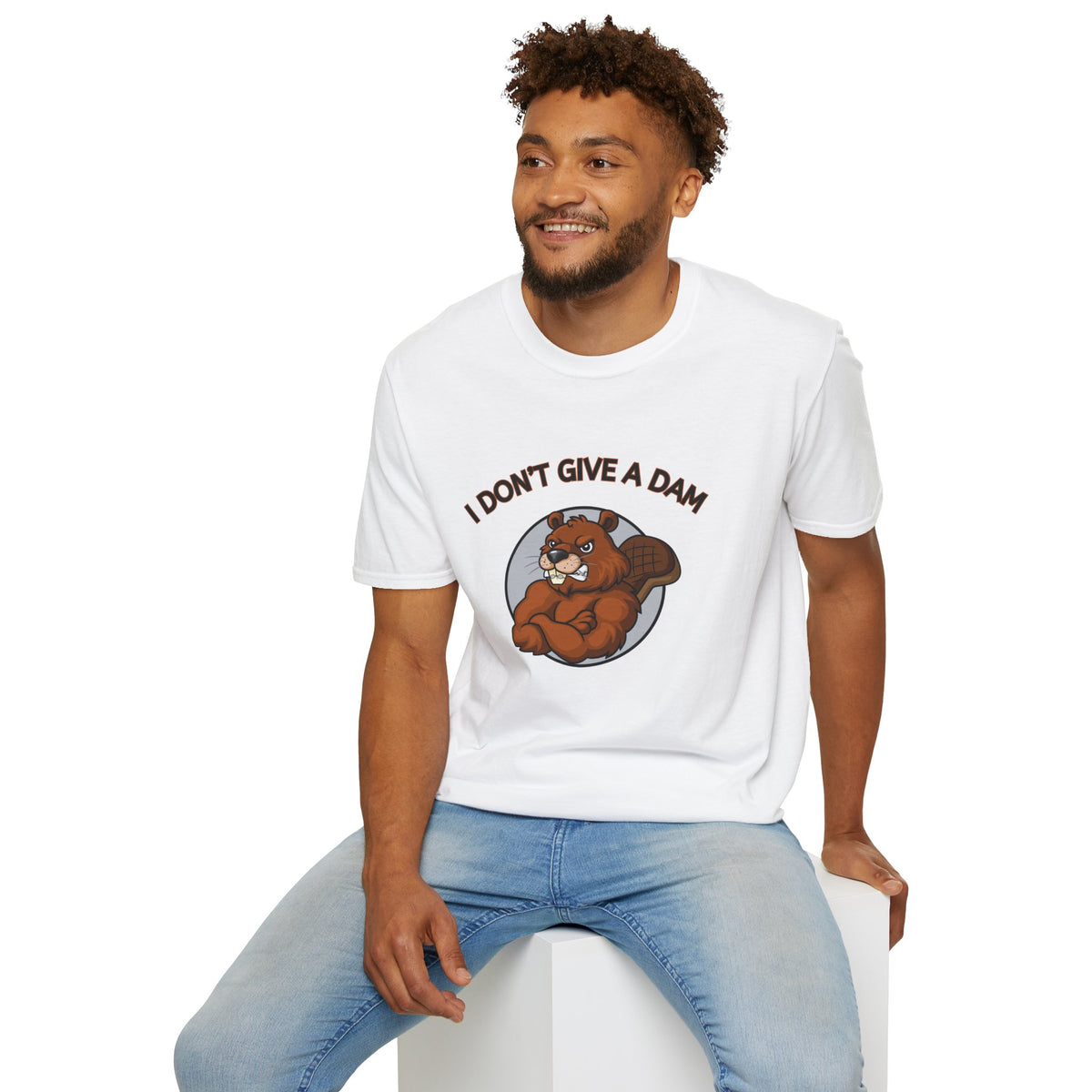 I Don’t Give a Dam Beaver T-Shirt | Funny Nature Tee
