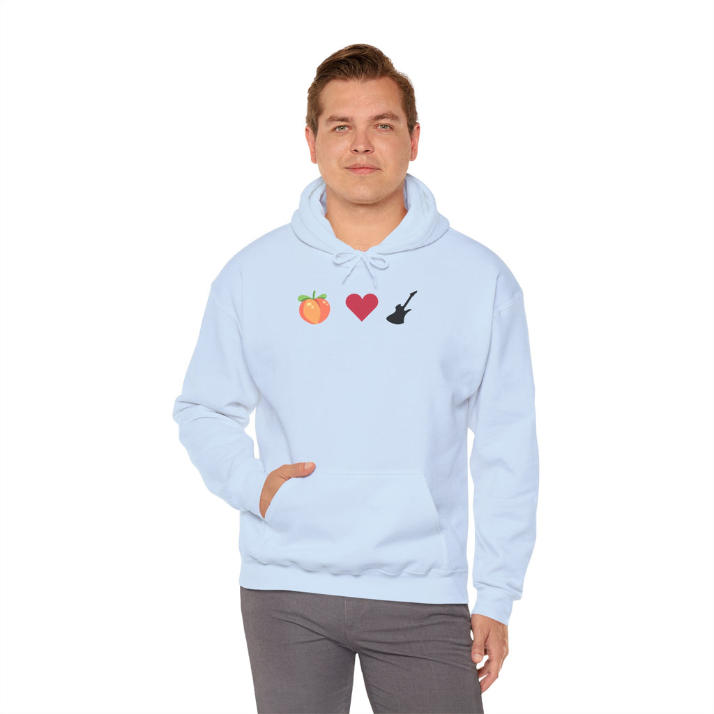 Peach Love Rock & Roll Two-Sided Hoodie | Original Logo