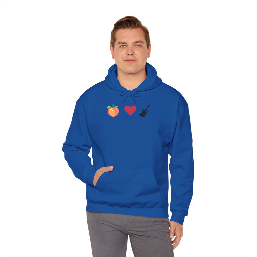 Peach Love Rock & Roll Two-Sided Hoodie | Original Logo