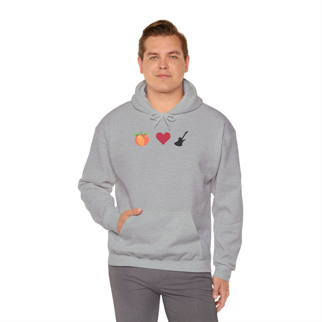 Peach Love Rock & Roll Two-Sided Hoodie | Original Logo